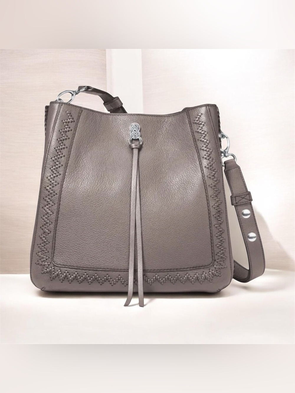 Brighton Georgia Convertible Hobo in Sable leather
